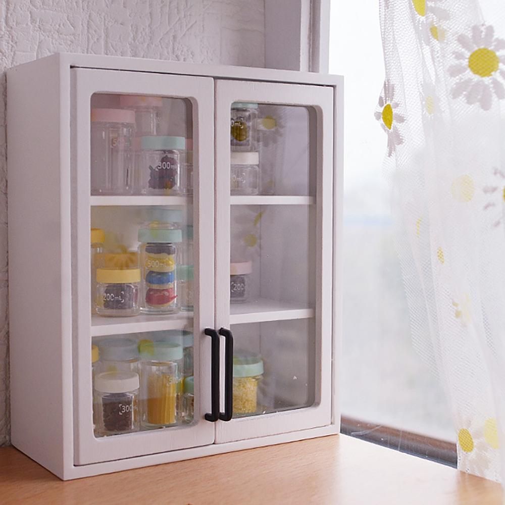 8Pcs 1/12 1/6 Scale Miniature Dollhouse Food Container Mini Storage Can for Blyth Barbies Doll Kitchen Toy Cream Yellow