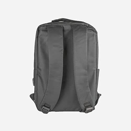 Lifestyle Waterproof Oxford + Pu Backpack Usb-a Port - Black