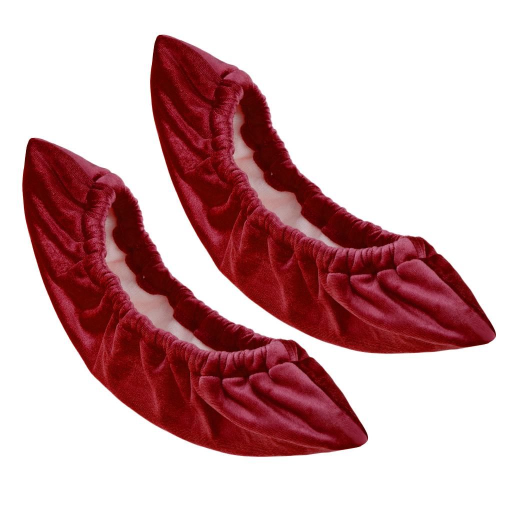 1 Pair Unisex Adult Kids Figure   Hockey Skate  Covers  Red XXXL