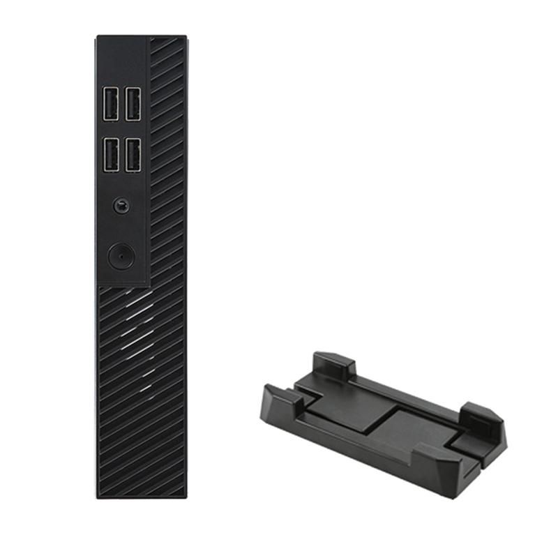 DX01 Mini ITX Desktop Computer Chassis Thin Half Height Computer Chassis USB20 Computer Case with Telescopic Foot