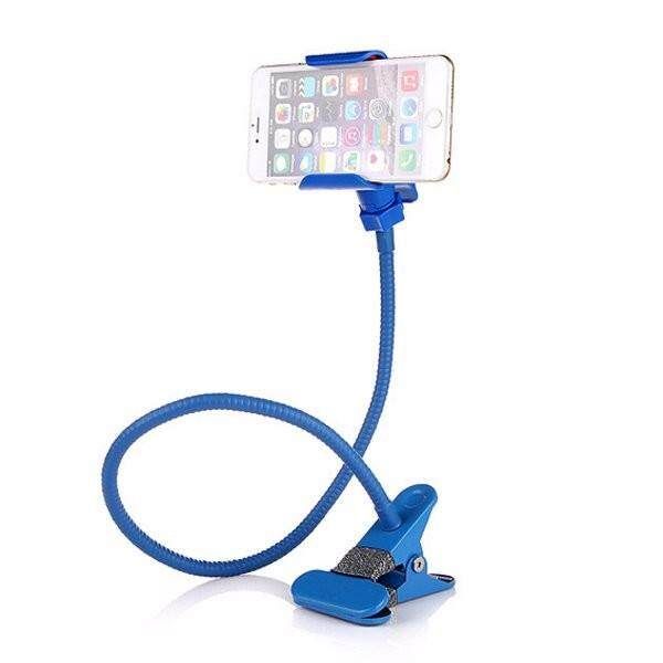 NINE Fourth Generation Lazy Bed Bracket For Flat Mobile Phone Bracket 360 Bracket Blue 360 ° (rotation Angle)