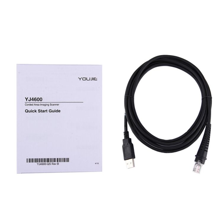 USB Laser Handheld Barcode Scanner (4600-1-U)
