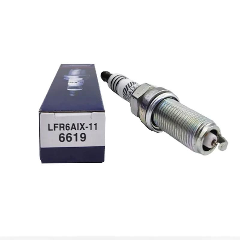 4/6Pcs 6619 LFR6AIX-11 Iridium Spark Plug for Toyota FJ CRUISER HIACE 4 RUNNER Lexus IS LS RX GX GS Land Rover FREELANDER