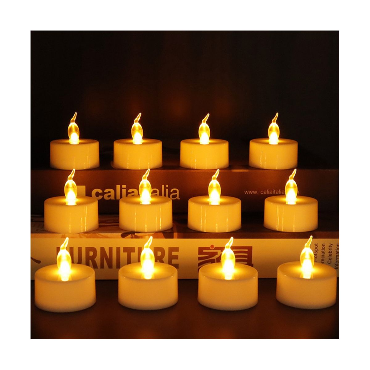 24Pcs/Set High Quality CR2032 Candle Light Birthday