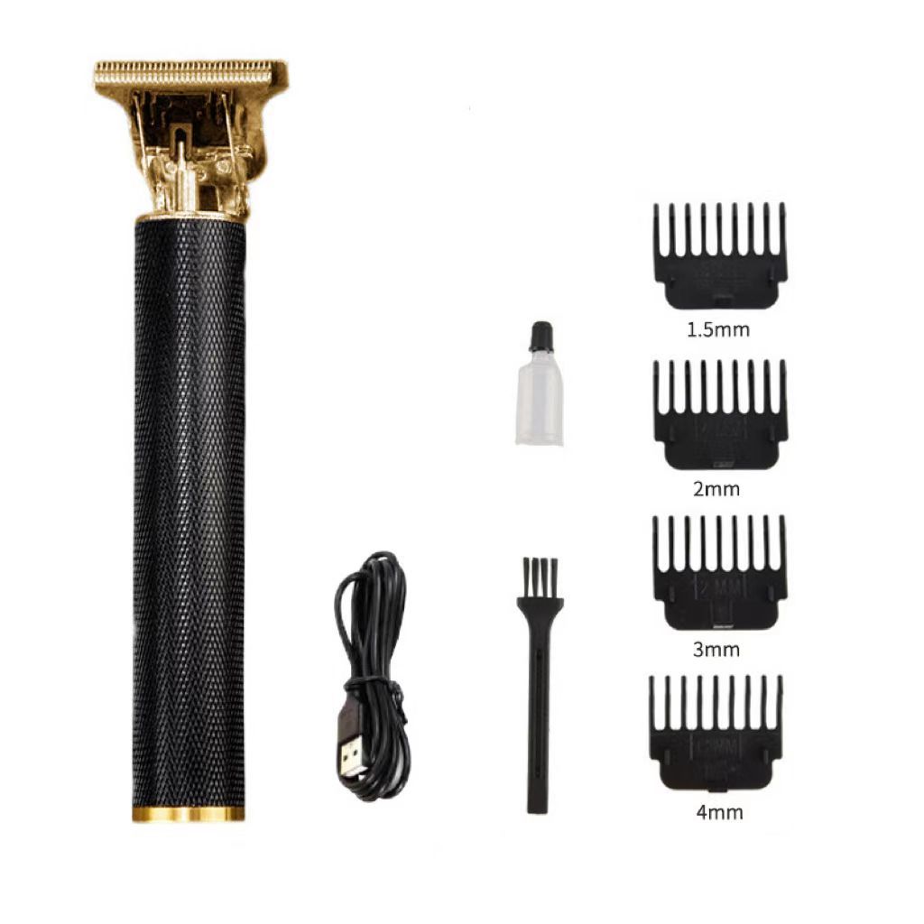Rechargeable Hair Clipper Cordless Clippers-BLACK