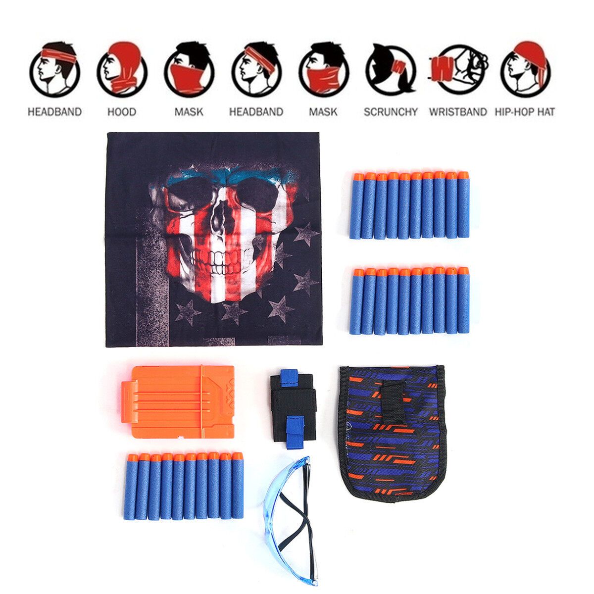 Kids Outdoor Game Holder Kit N-Strike Elite Series Game Toys Set