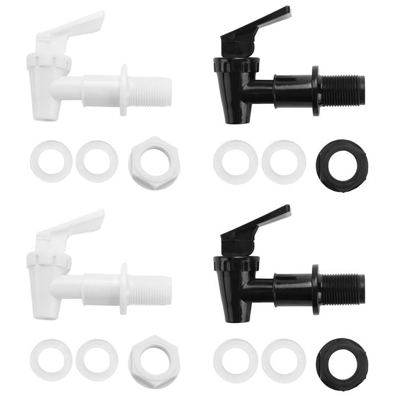 4 Sets Repment Cooler Faucet Water Jug Dispenser Tap Spigot Spout Water Beverage Lever Pour Dispenser Valve