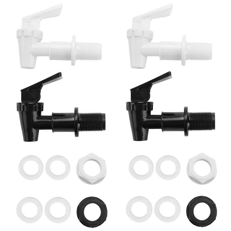 4 Sets Repment Cooler Faucet Water Jug Dispenser Tap Spigot Spout Water Beverage Lever Pour Dispenser Valve