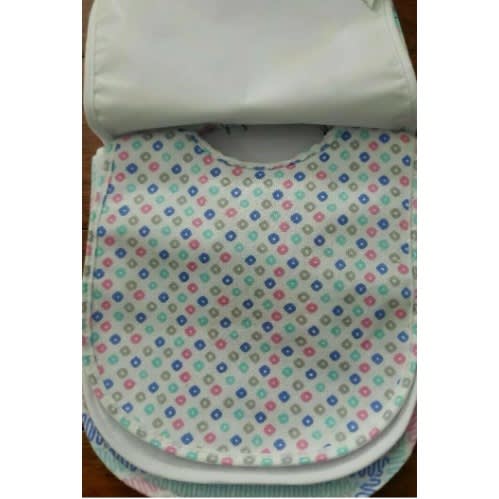 Baby Print Bib Set - 5 Pieces