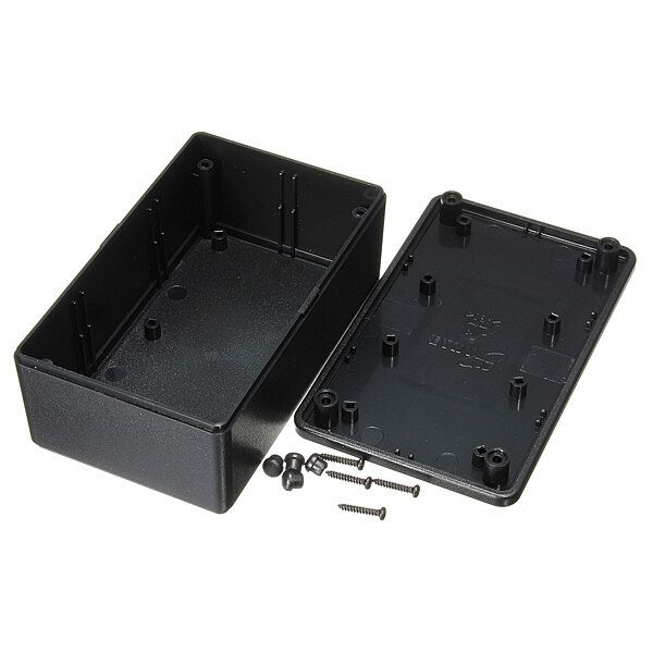 ABS Plastic Electronics Enclosure Or Project Box Black 10.3x6.4x4cm