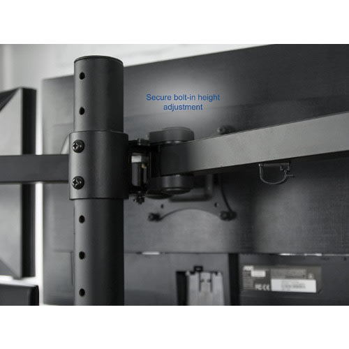 Hex 23" To 32' Monitor, Heavy Duty Adjustable Stand, Holds 6 Screens, Stand-v106a