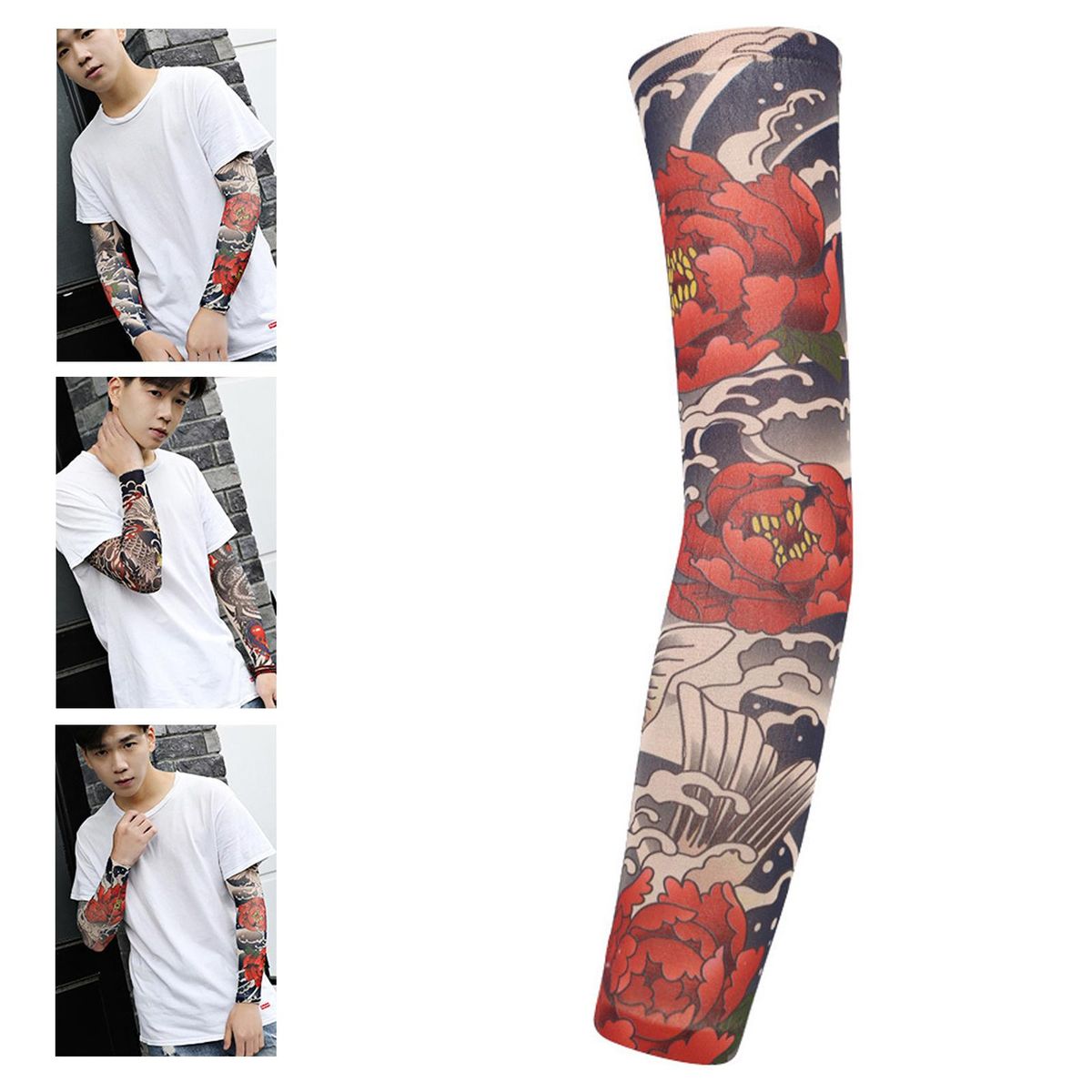 Cooling Arm Sleeves Tattoo Cover Up Camping For Backpacking Cycling R