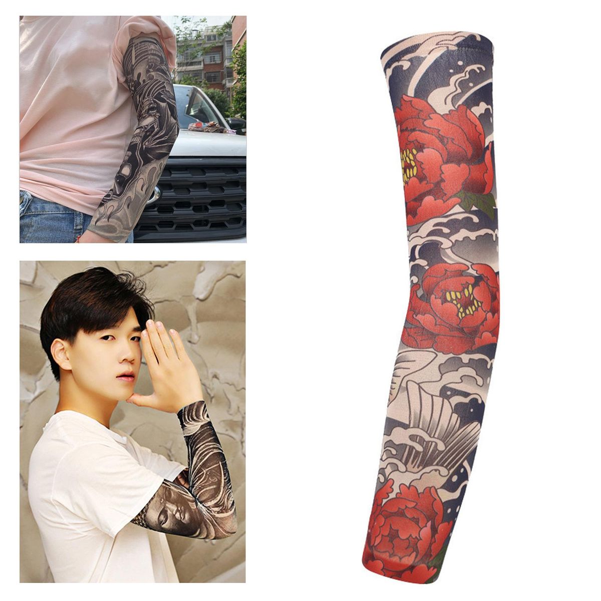 Cooling Arm Sleeves Tattoo Cover Up Camping For Backpacking Cycling R