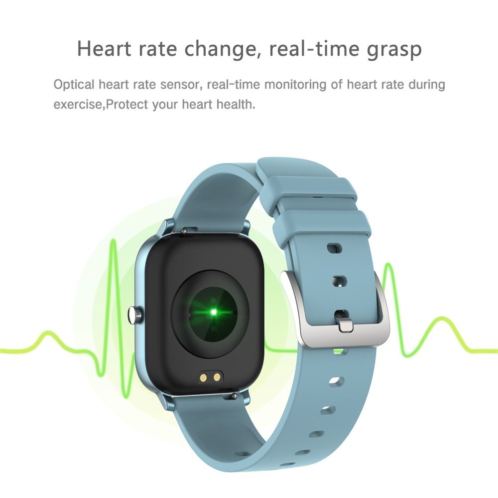 P8 1.4 Inch Color Screen Smart Watch IPX7 Waterproof,Support Call Reminder /Heart Rate Monitoring/Sleep Monitoring/Blood Pressure Monitoring/Blood Oxygen Monitoring(Black)