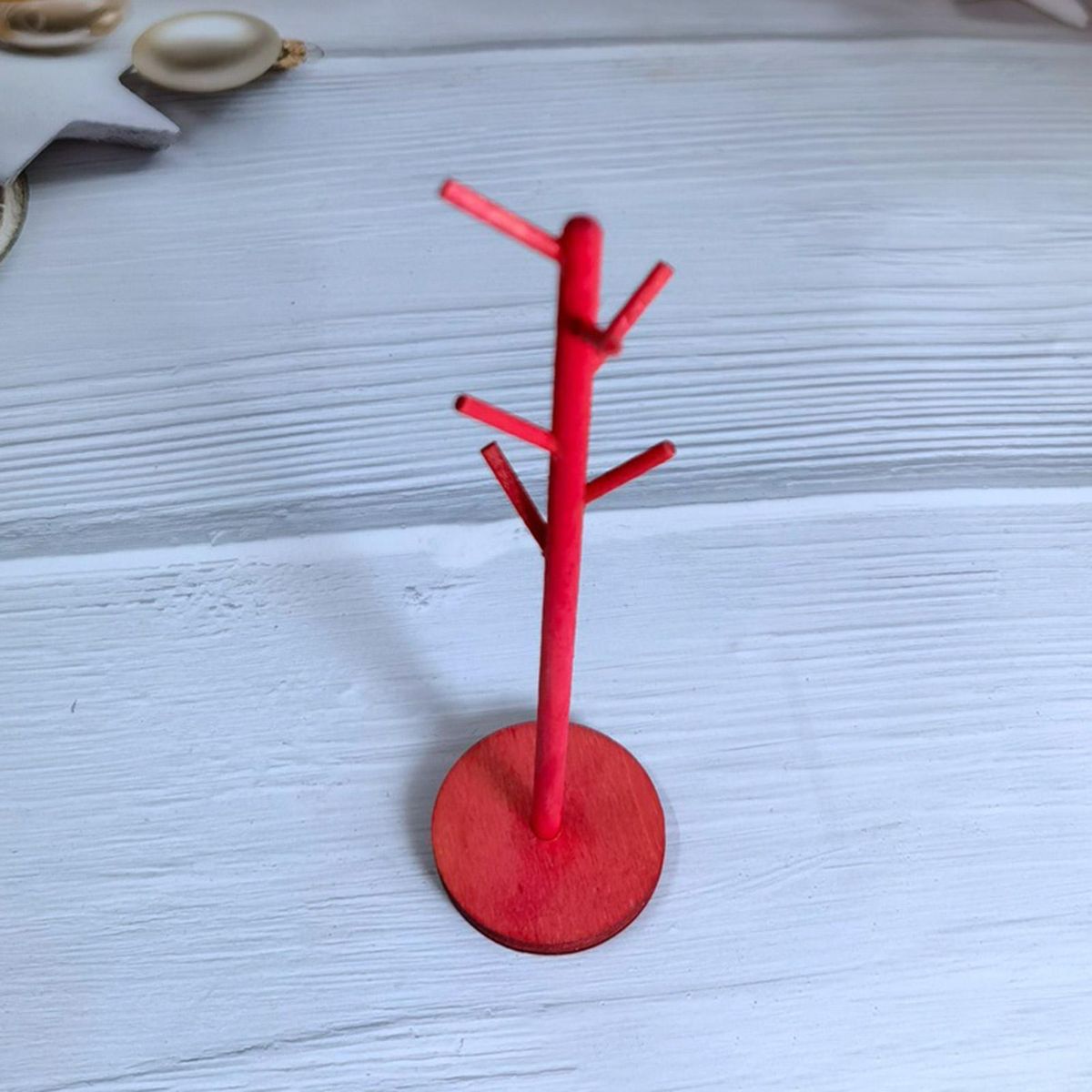 Dollhouse Miniature DIY Dolls House Bedroom Scene Accessories Red