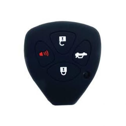 4 Button Silicone Car Remote Key Cover Case For TOYOTA With Key Holder