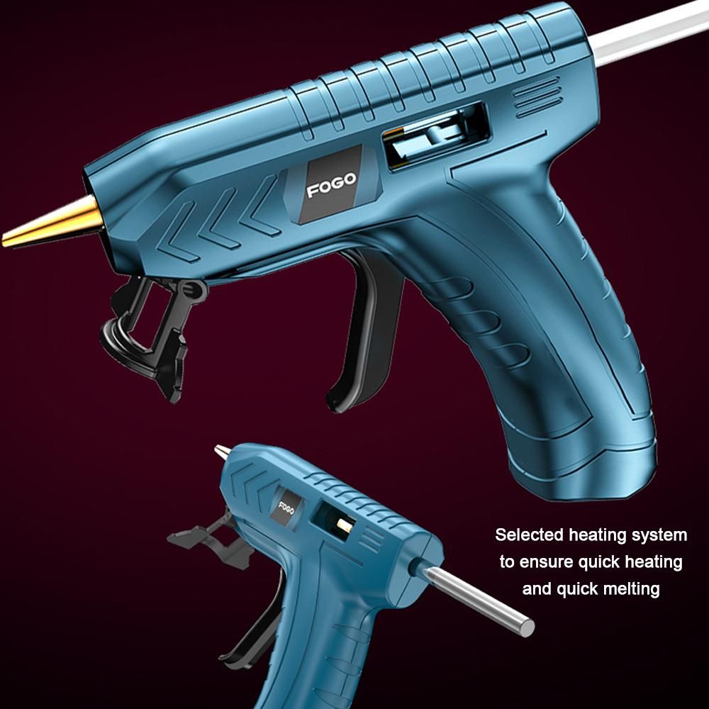 Professional Cordless Hot Melt Glue Machine Home Use Hot Melt Glue Machine USB Rechargeable Craft DIY Repairing Tool Kits with GlueStick