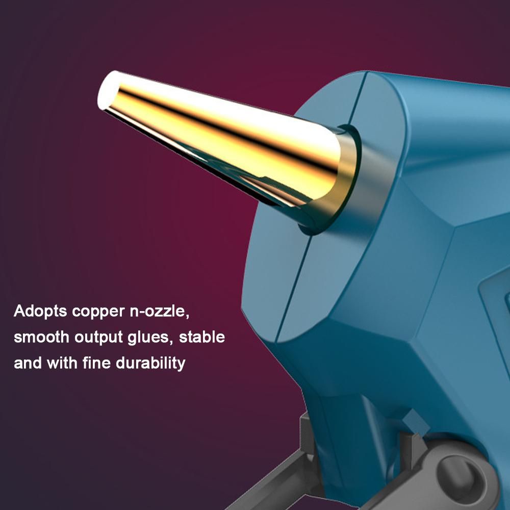 Professional Cordless Hot Melt Glue Machine Home Use Hot Melt Glue Machine USB Rechargeable Craft DIY Repairing Tool Kits with GlueStick