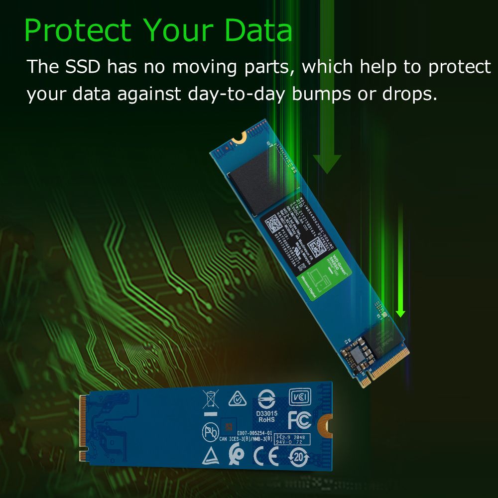Green SN350 1TB SSD NVMe Solid State Drive M.2 2280