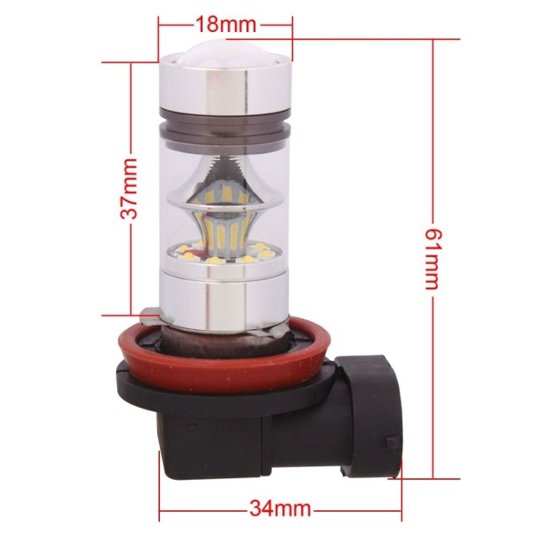 H11 850LM 100W LED Car Front Fog Light