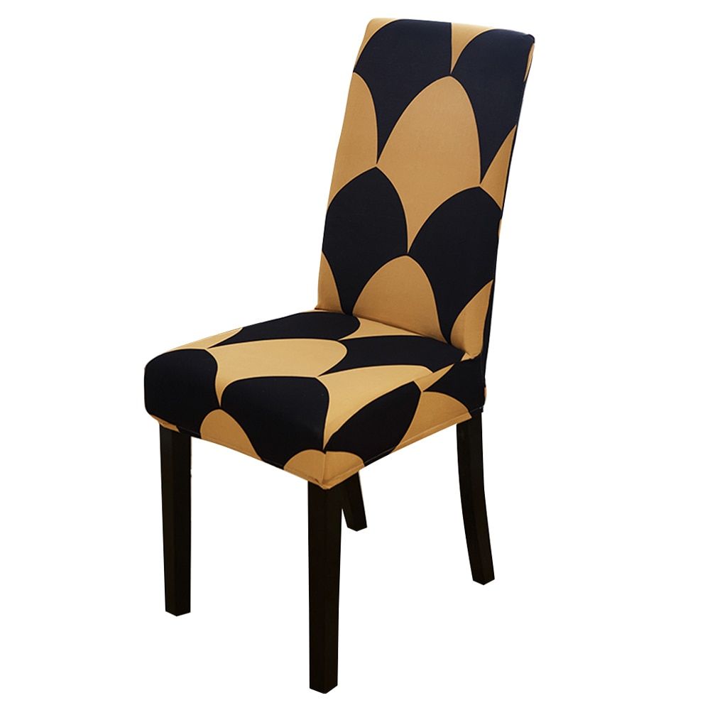 Urijk Printed3 Elastic Stretch Chair Cover Spandex Dinning