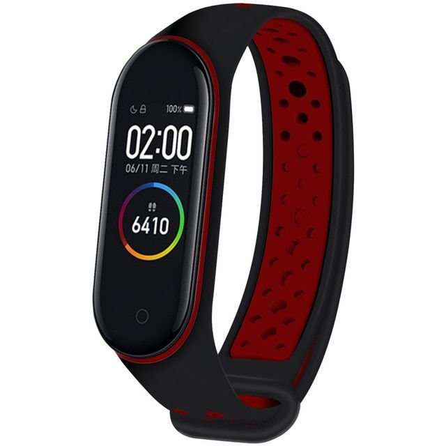 Sport Silicone Strap For Xiaomi Mi Band 7 6 5 4 3 Smart