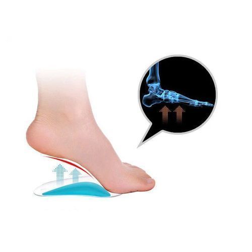 2 Pairs - Silicone Orthopaedic Orthotic Arch Support Insole Flat Foot For Kids