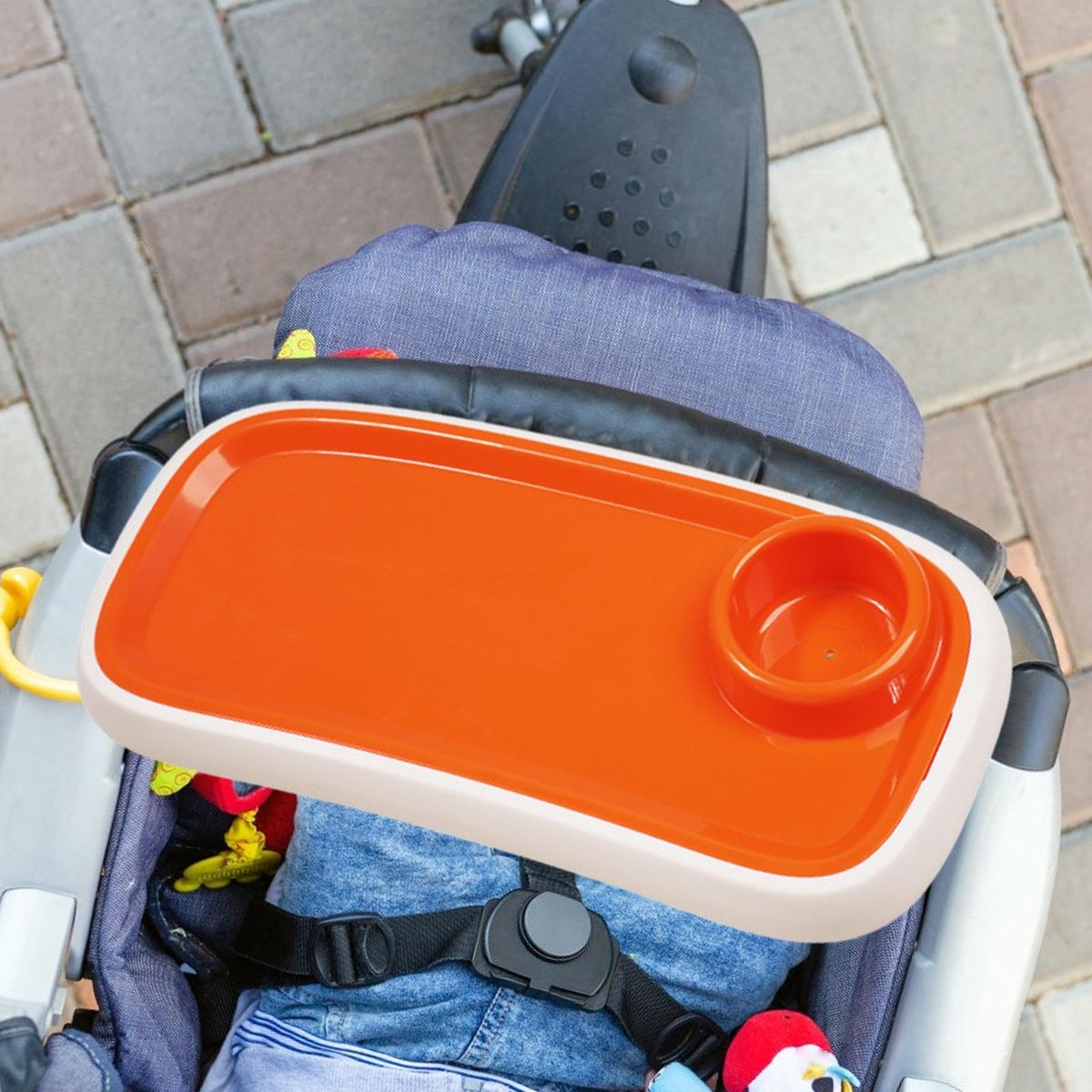 Tray Professional Detachable For Baby Orange