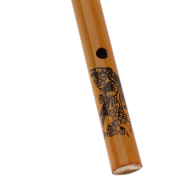 Pack Of 5 Bamboo Flutes Xiaos Dizi 33cm Traditional Woodwind