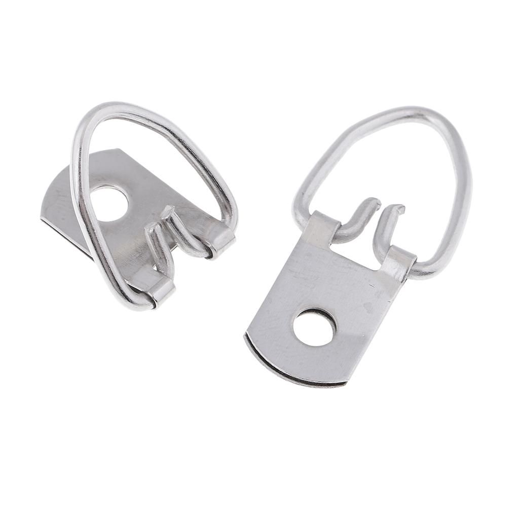 100 Pcs Single Hole Mounting Mini Hanger Hook 1.25