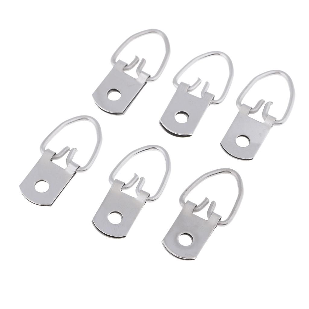 100 Pcs Single Hole Mounting Mini Hanger Hook 1.25