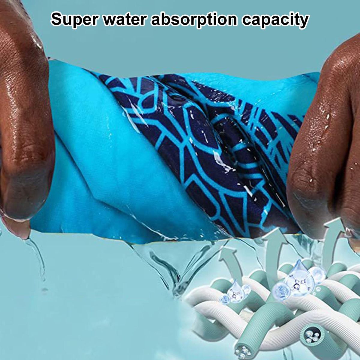 Printed Beach Towel Ultra-plush Quick-dry Beach Towel Xl Print Pool