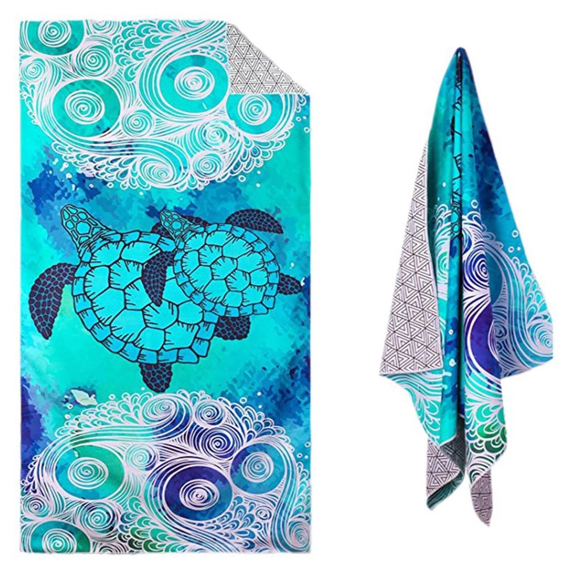 Printed Beach Towel Ultra-plush Quick-dry Beach Towel Xl Print Pool
