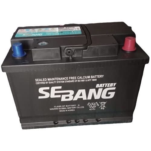 12v 75ah Sebang Car Battery - Made In Korea