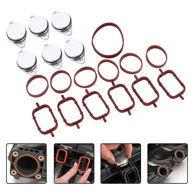 6 X 33MM Diesel Swirl Flap Blanks Intake Manifold Gaskets