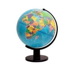 World Globe Map - Hard Case - 32cm