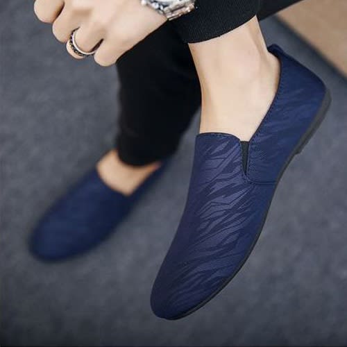 Men's Loafers Shoe - Blue