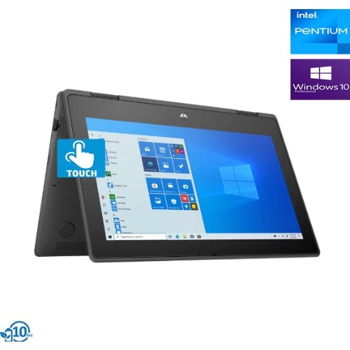 HP ProBook 11 X360 Touchscreen - Intel Pentium - 128GB SSD- 4GB RAM- Windows 10 Pro