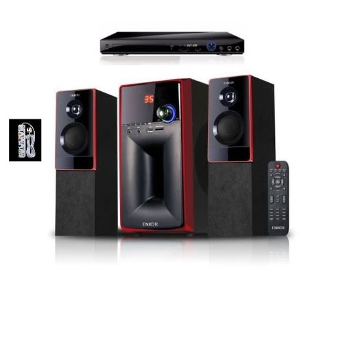Enkor X201 High Class Bluetooth Home Theatre + Free Lg Dvd + Free Extension