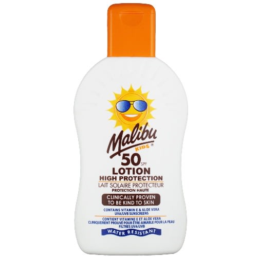 New Malibu Kids High Protection Spf50 Lotion - 100ml