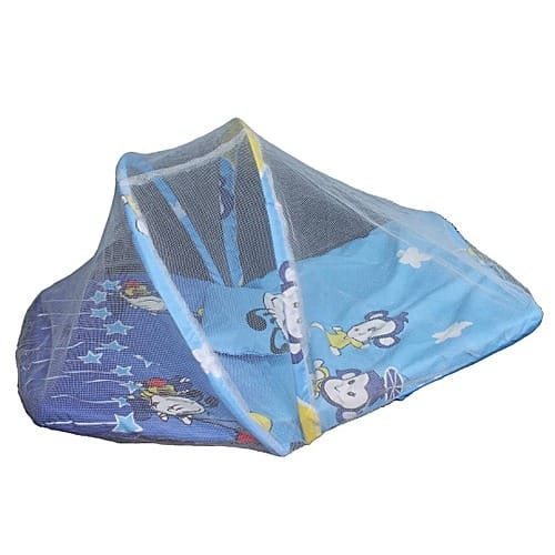 Foldable + Movable Baby Bed With Pillow + Mosquito Net