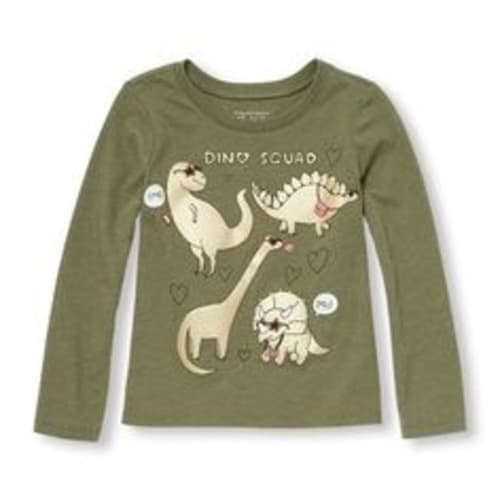 Girls Long Sleeve Graphic Tee