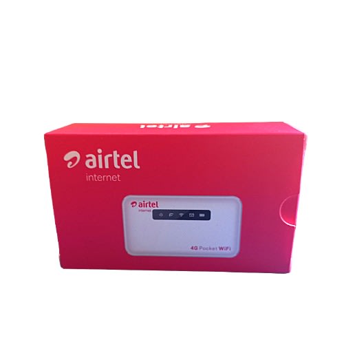 Airtel - 4g Lte Mobile Mifi With Lan Port - 6 Hours Battery & 4gb Data Sim Card - 2600mAh