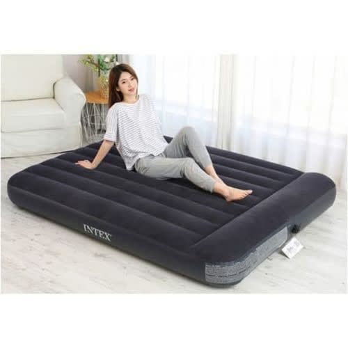 Inflatable Air Mattress With Pump - 10" - Black