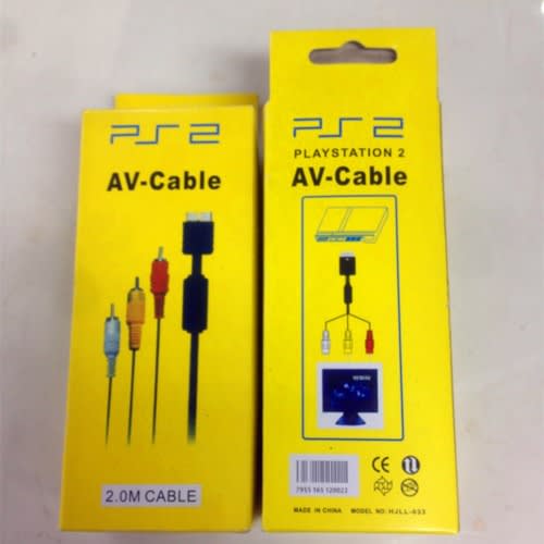 2.0m- PS2 & PS3 AV Cable