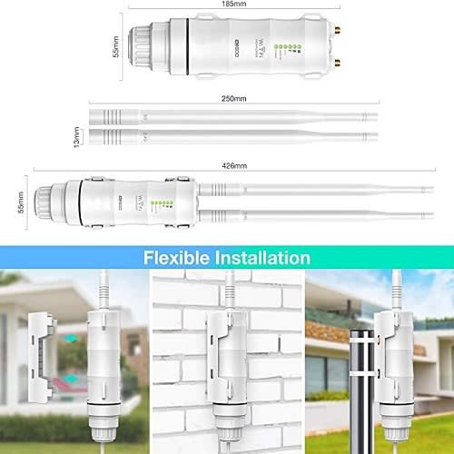 Wavlink Outdoor Wifi Range Extender, Dual Band  - Ac600 -2.4G & 5ghz