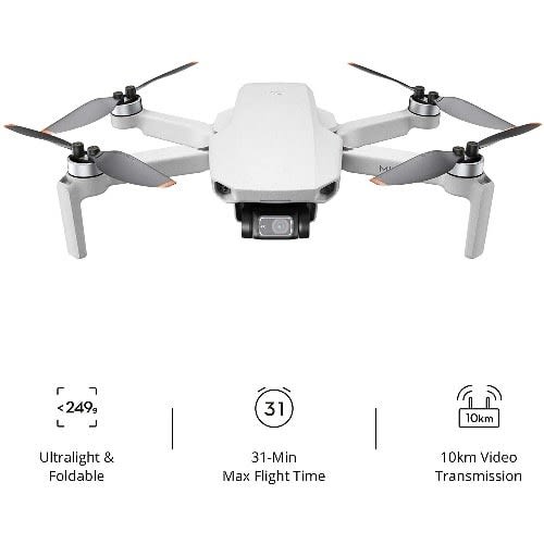 Mavic Mini 2 Fly More Combo - Ultralight Foldable Drone + 3-axis Gimbal & 4k Camera
