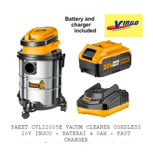 Vacuum Cleaner  - Wet & Dry  - Cordless Battery 20v
