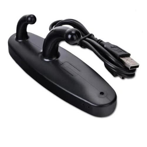 Hd Clothes Hook Style Spy Camera Recorder - Black