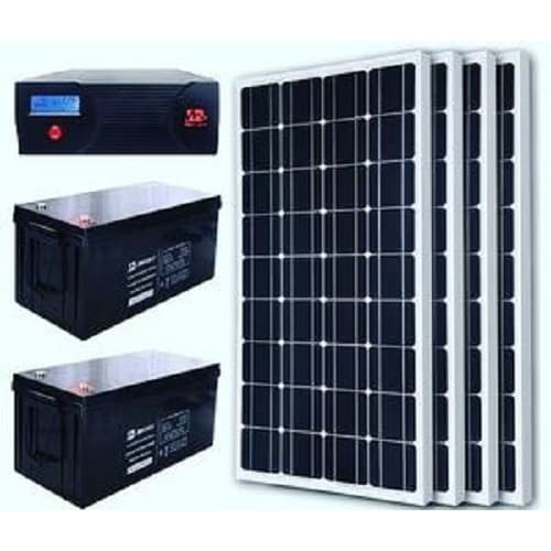 Solar Powered 5KVA Inverter With 2 Batteries & 4 Panels